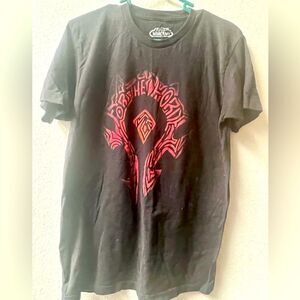 WORLD OF WARCRAFT HORDE BONES CREST GAMER TEE MENS SIZE M